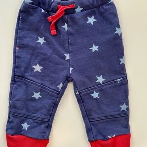 Baby Boden Blue Star Joggers
